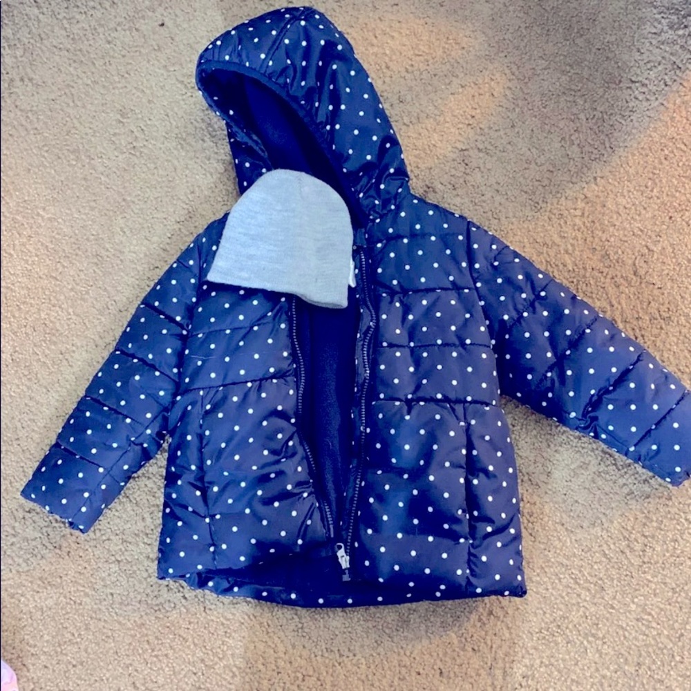 Little girls coat/hat